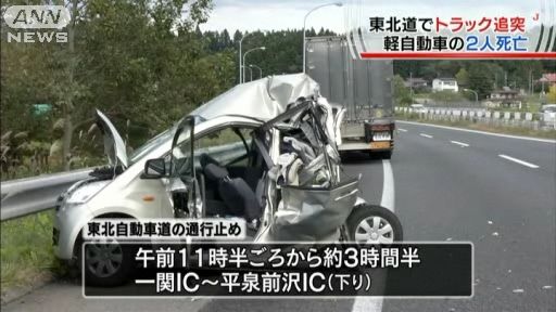 軽自動車追突事故