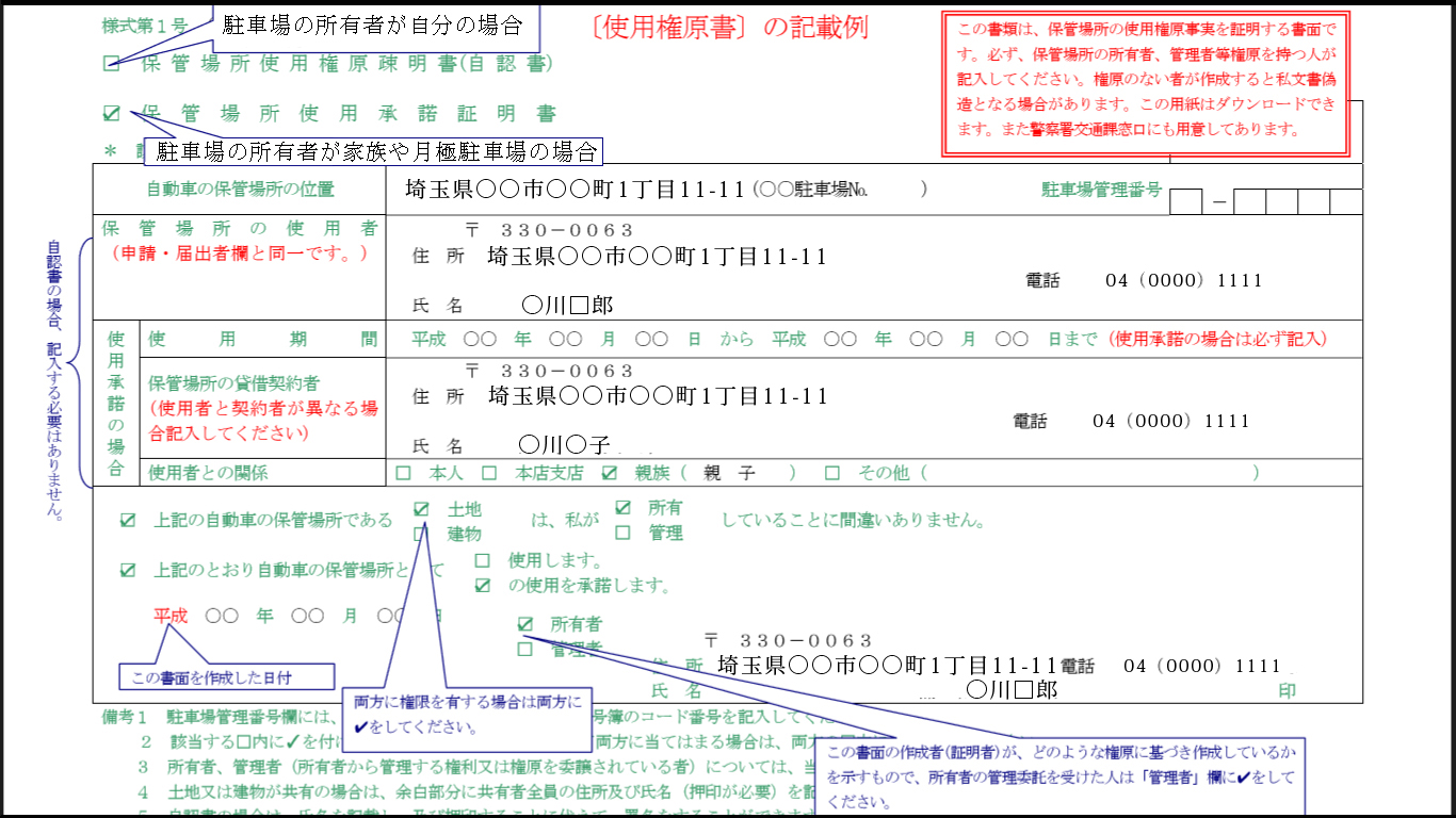 図解入り 中古車を購入する時の必要書類を分かり易く解説 埼玉にある中古車屋のプロが教えるミニバン選択基準