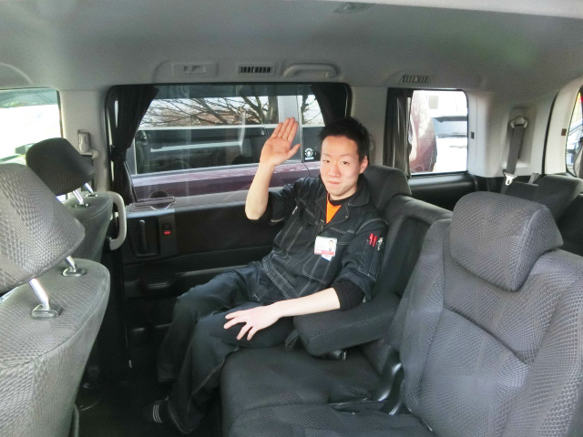 ステップワゴン 2列目乗車