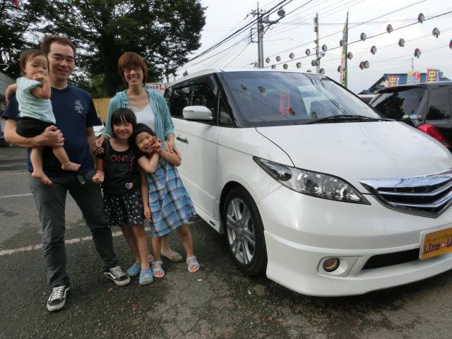 狭山市ででエリシオン中古車をご購入のお客様