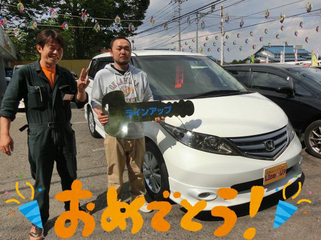 福島県でエリシオン中古車をご購入のお客様