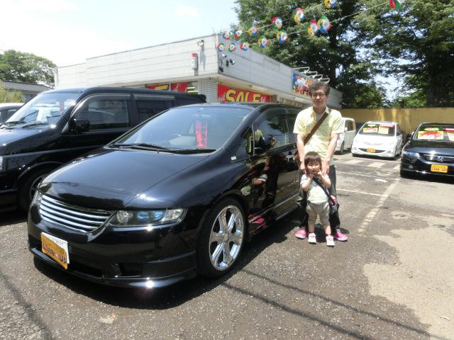 入間市でオデッセイ中古車をご購入のお客様