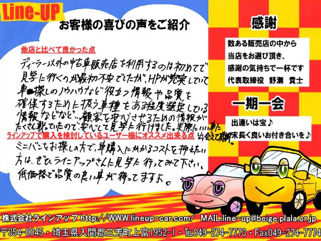 さいたま市でオデッセイ中古車をご購入のお客様