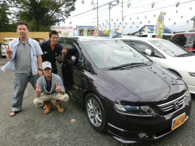 東京でオデッセイ中古車をご購入のお客様