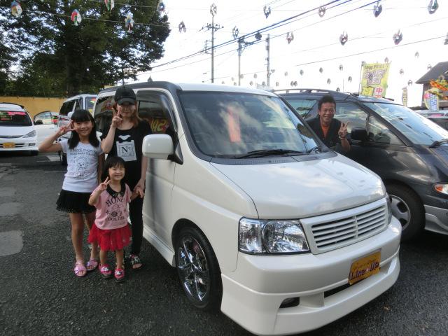 上尾市で埼玉県でステップワゴン中古車をご購入のお客様