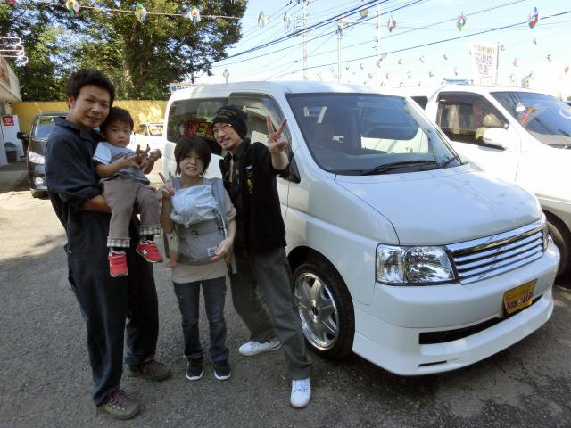 川越市でステップワゴン中古車をご購入のお客様